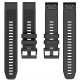  Ремінець Tech-Protect Smooth для Garmin Fenix 3 | 5X | 3HR | 5X Plus | 6X | 6X Pro | 7X Black (5906735412598)